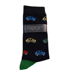 Calcetines Coches Multicolor Negros - Stroget