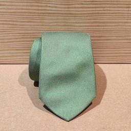 Corbata verde con cuadrícula