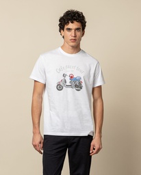 Camiseta Moto Tour Blanco - Scotta