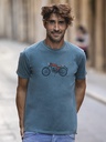 Camiseta Moto Impala Azul Egeo - La Nansa