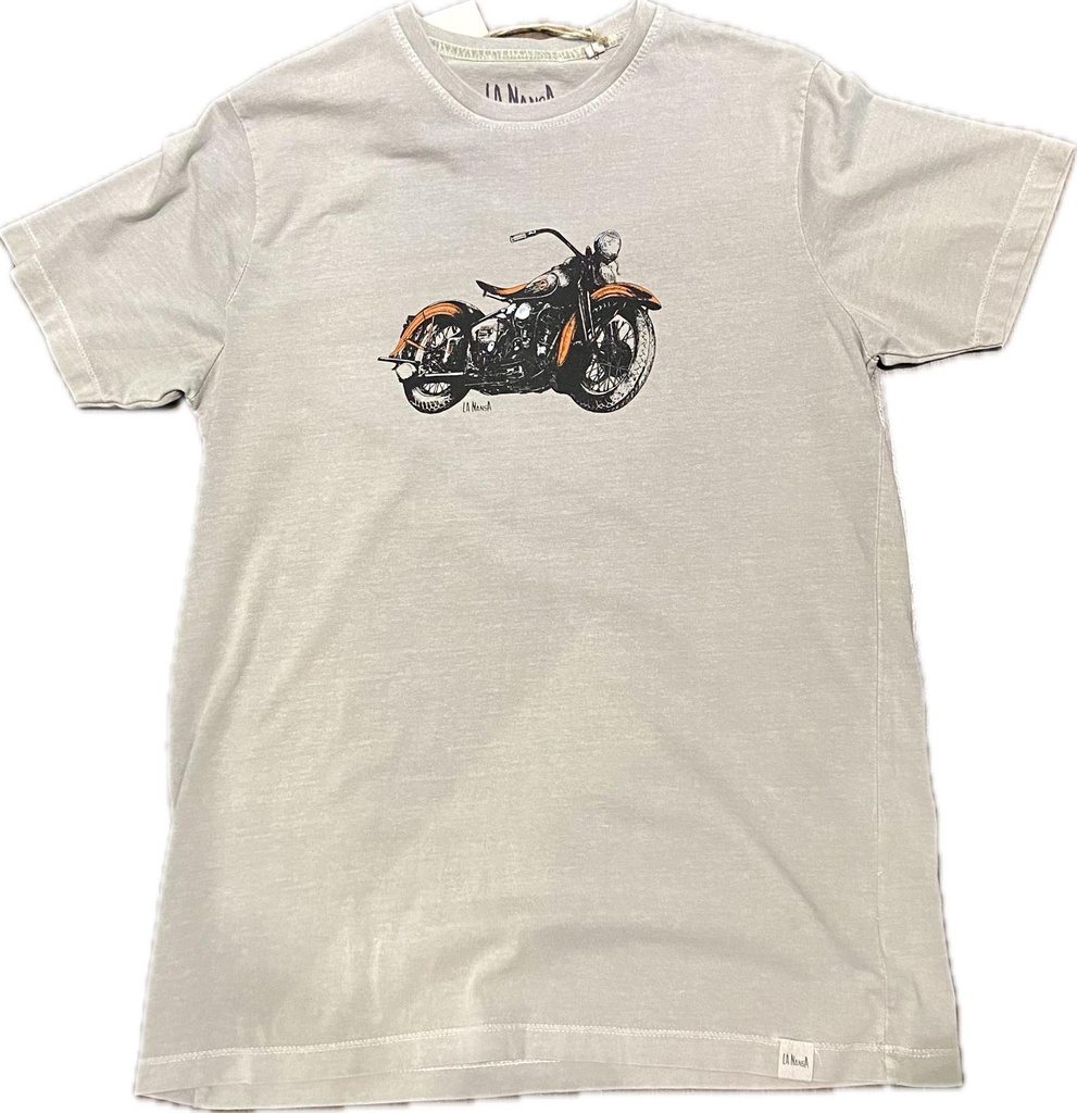 Camiseta Moto Gris  - La Nansa