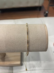 Pulsera Miyuki Estrecha Tonos Marrones