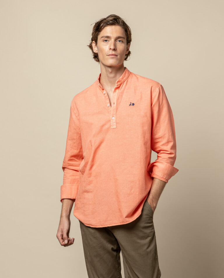 Camisa Polera Mao Lissome Li-Co Coral Fluor - Scotta