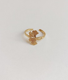 Anillo Pétalos de Flor Dorado