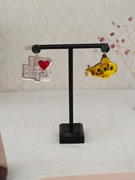 Pendientes Beatles Metacrilato