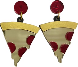 Pendientes Pizza Metacrilato