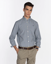 Camisa Vichy Navy Blue - Harper &amp; Neyer