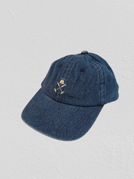 Gorra Denim Medium Demi Azul Vaquero - Logo Bordado Harper &amp; Neyer