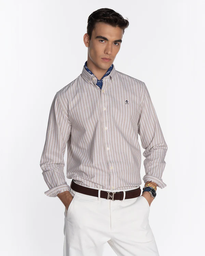 Camisa Shoreline Elite Tobacco - Harper &amp; Neyer