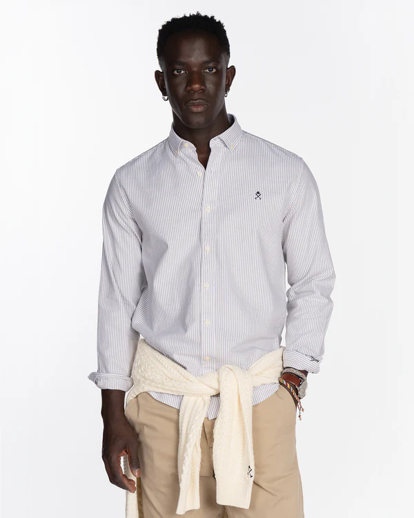 Camisa Mediterraneo Camel - Harper &amp; Neyer