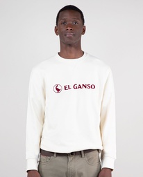 Sudadera Logo Ganso Crudo - El Ganso