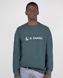 Sudadera Logo Ganso Verde - El Ganso