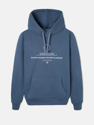 Sudadera Hoodie New Classics Azul Marino - Silbon