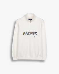 Sudadera Groovey Garden Off White - Harper &amp; Neyer