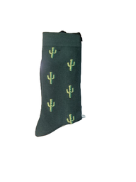 Calcetines Cactus Fondo Verde
