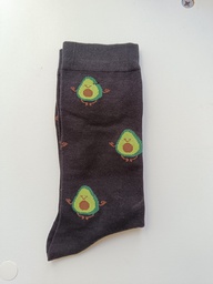 Calcetines Aguacates Yoga (Gris)