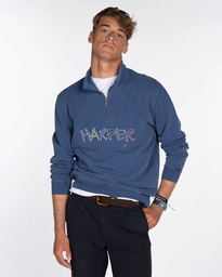 Sudadera Groovey Garden Wash Blue -  Harper &amp; Neyer