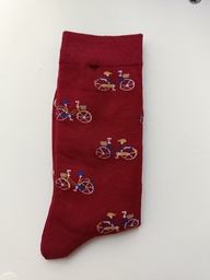 Calcetines Bicicletas (Granate)