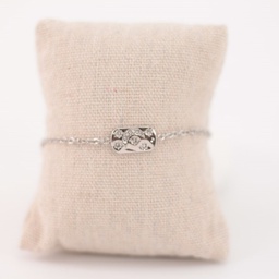 Pulsera Plata Luna y Estrellas