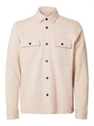 Sobrecamisa Jackie Sweat Jacket Noos Beige - Selected Homme