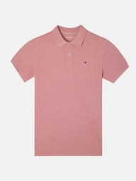 Polo Clásico Liso Coral Medio - Silbon