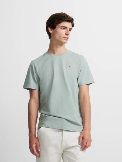 Camiseta Minilogo Verde Claro - Silbon