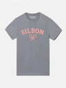 Camiseta Raqueta Media Gris - Silbon
