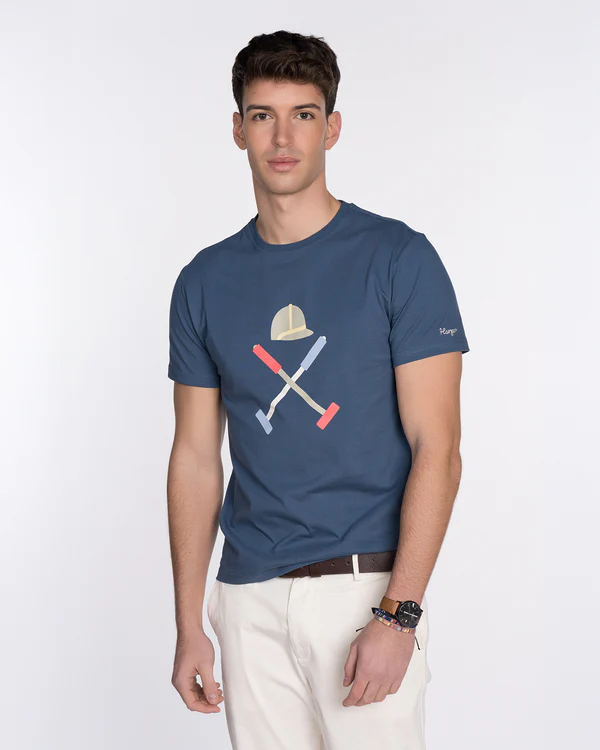 Camiseta Vermont Wash Blue  - Harper &amp; Neyer