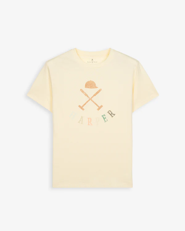 Camiseta Preppy Vainilla Yellow -  Harper &amp; Neyer