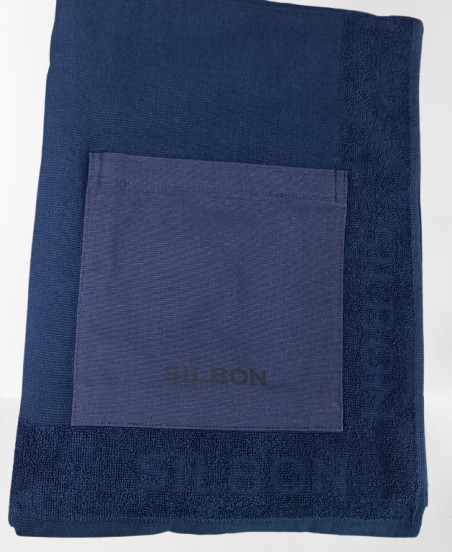 Toalla Detalle Raqueta Azul Marino - Silbon