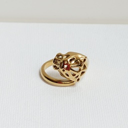 [J25174Y] Anillo Pantera Dorado