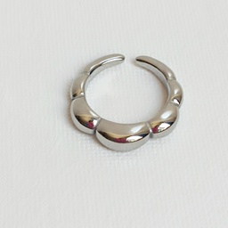 [J250010V] Anillo Nubes Plateado