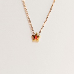 [J25186] Collar Estrella Pequeña Dorado