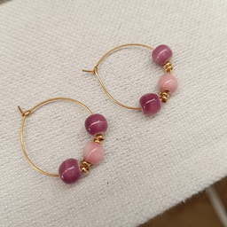 Pendientes Cerámica Arthis Morado
