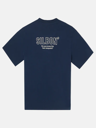 Camiseta Special Fit Two Rackets Azul Marino - Silbon