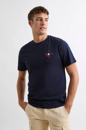 Camiseta Étnica Azul Marino - Williot