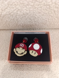 Pendientes Mario Bros Metacrilato
