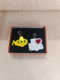 Pendientes Metacrilato The Beatles