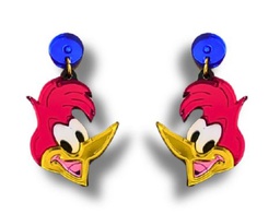 Pendientes Metacrilato Pájaro Loco