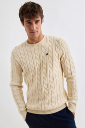 Jersey Trenzado Crema - Williot