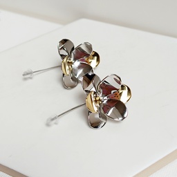 Pendientes Flor Bicolor
