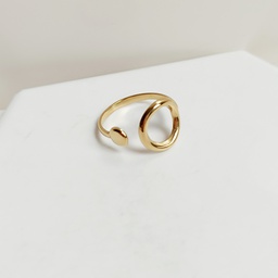 Anillo Round Circle (Dorado)