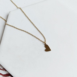 Collar Charm Corazón Dorado