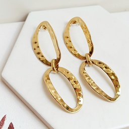 Pendientes Doble Largos Dorado