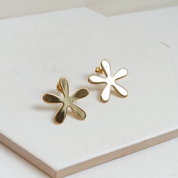 Pendientes Flor Dorado