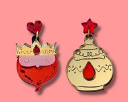 Pendientes Metacrilato Reyes Magos Gaspar