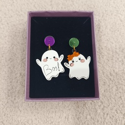 Pendientes Metacrilato Fantasmas Halloween