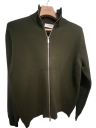 Slhdane Ls Knit Structure Full Zip Noos - Selected