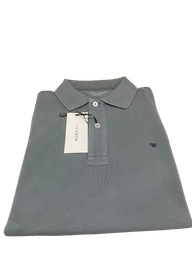 Polo Clásico Liso Gris - Silbon