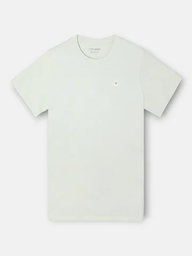 Camiseta Lisa Minilogo Parche Verde Claro - Silbon